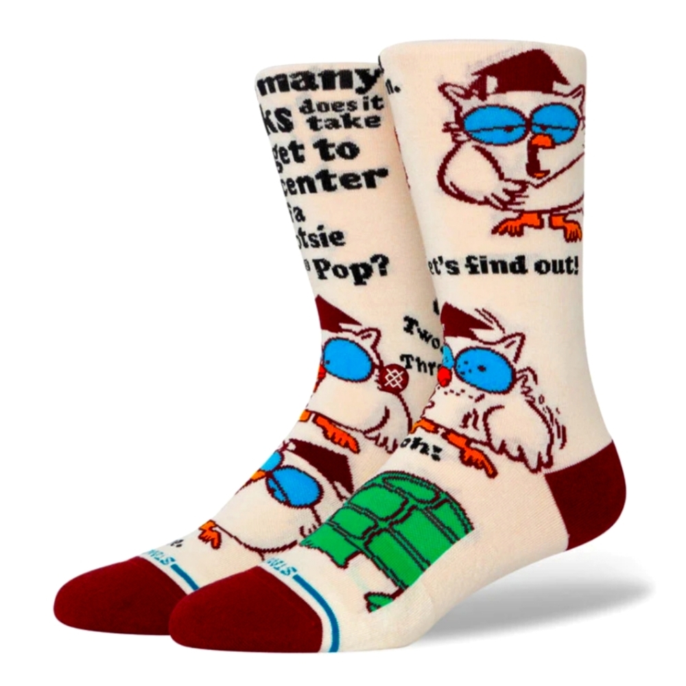 NWT Kid's Mr. Owl Stance Crew Socks